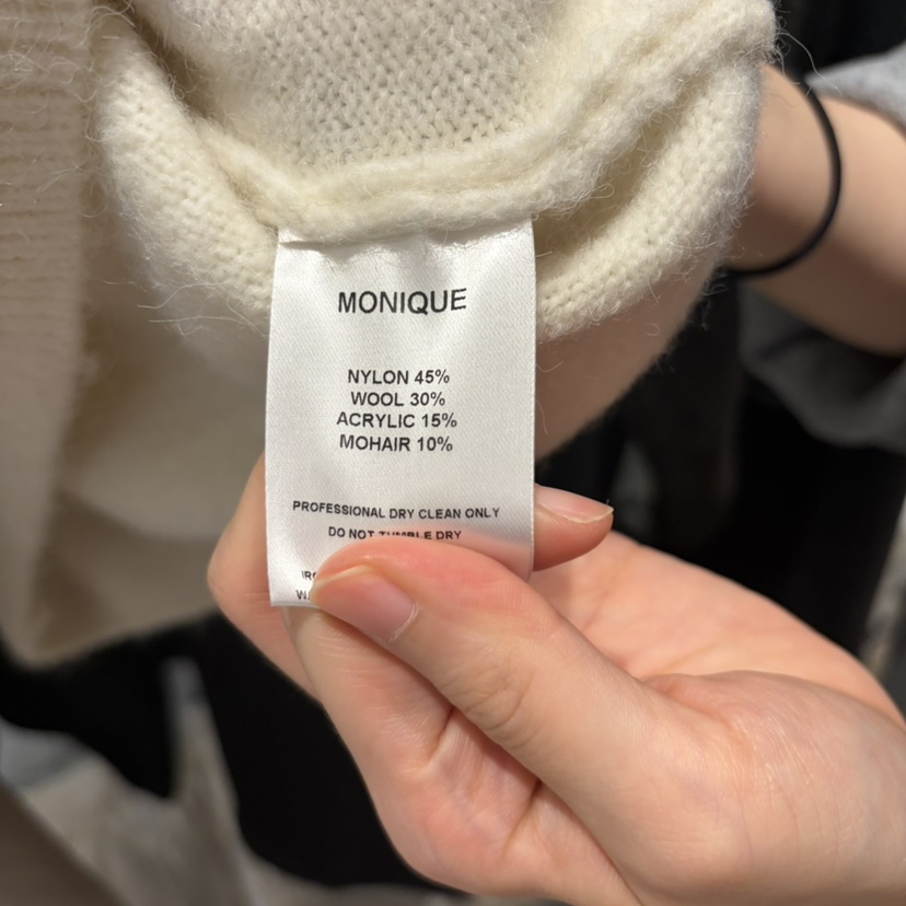 MONIQUE東大門實拍女裝新款時尚休閑人氣真品推薦毛衣馬海毛MONIQUE毛衣