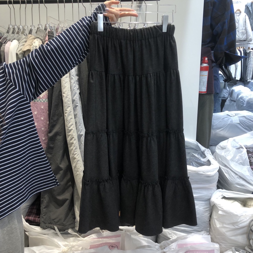 RIVEROOM韓國代購女裝新款熱賣推薦真品時尚半身裙中短裙RIVEROOM半身裙/中短裙圖色1