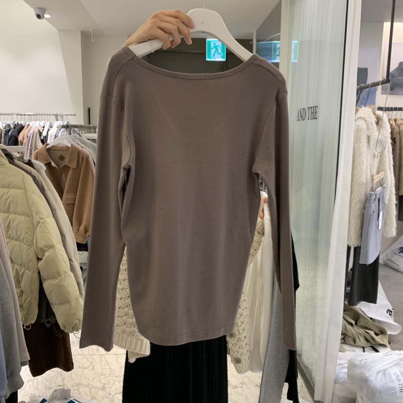 VENIR-A東大門直郵女士新品推薦熱賣人氣真品休閑長袖T恤VENIR-A長袖T恤