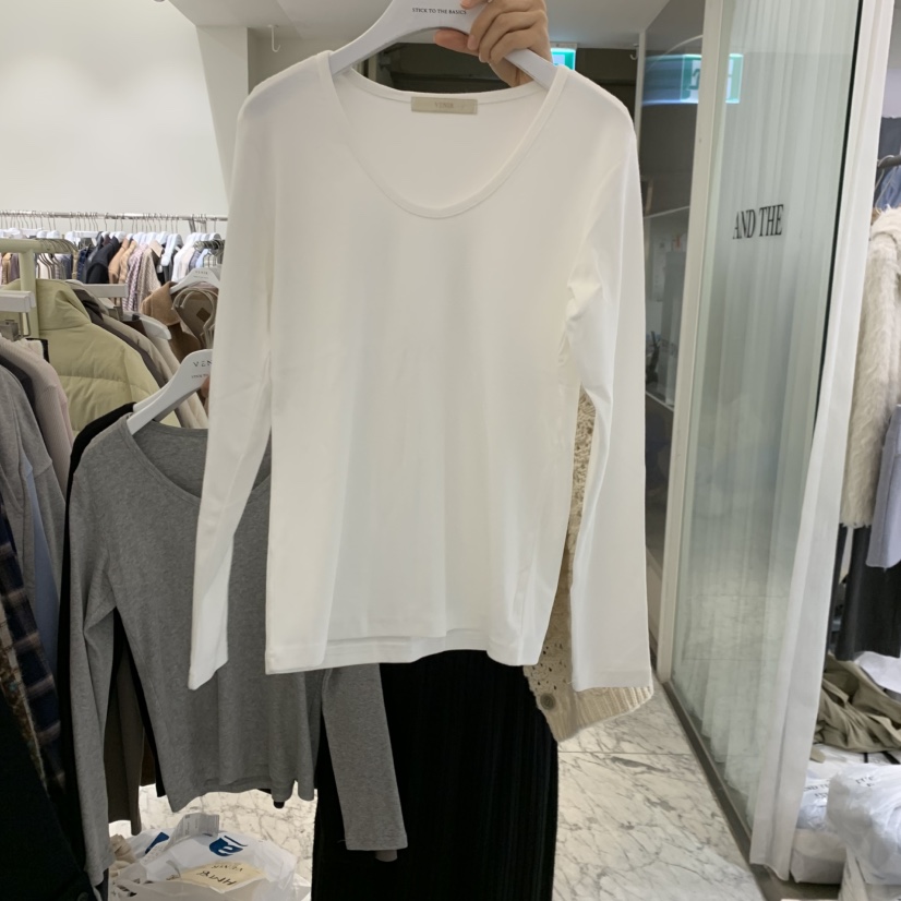 VENIR-A東大門直郵女士新品推薦熱賣人氣真品休閑長袖T恤VENIR-A長袖T恤圖色1