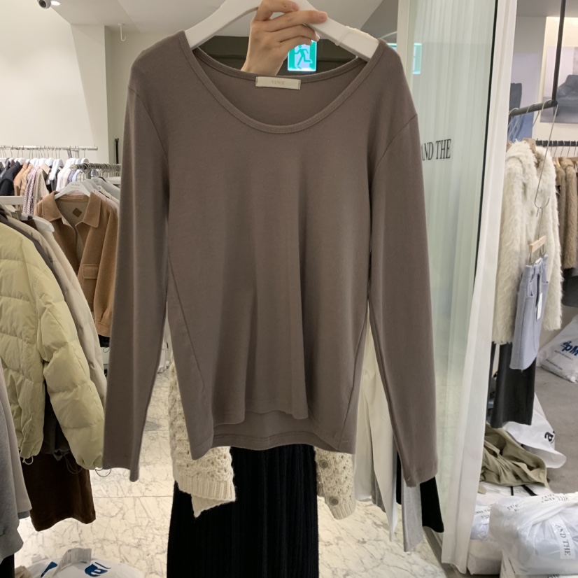 VENIR-A東大門直郵女士新品推薦熱賣人氣真品休閑長袖T恤VENIR-A長袖T恤圖色4