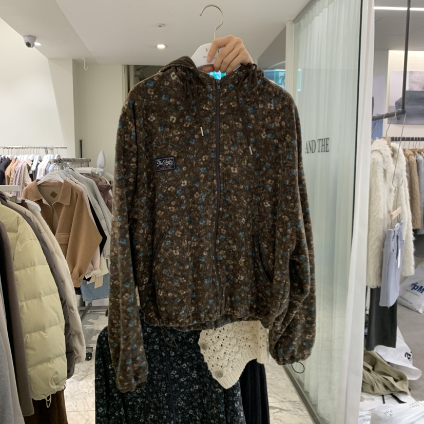 VENIR-A韓國代購女士新品人氣休閑熱賣時尚推薦真品衛衣絨VENIR-A衛衣圖色1