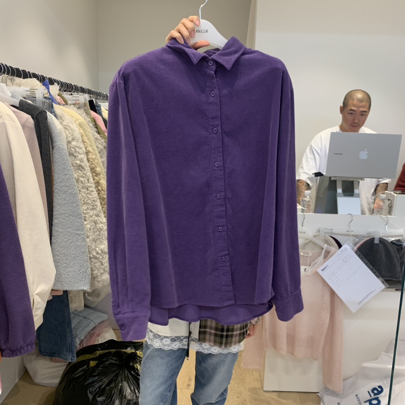 RUMIRU/AWEAR東大門實拍女士新品時尚人氣襯衫蕾絲衫燈芯絨awear/RUMIRU襯衫/蕾絲衫圖色5
