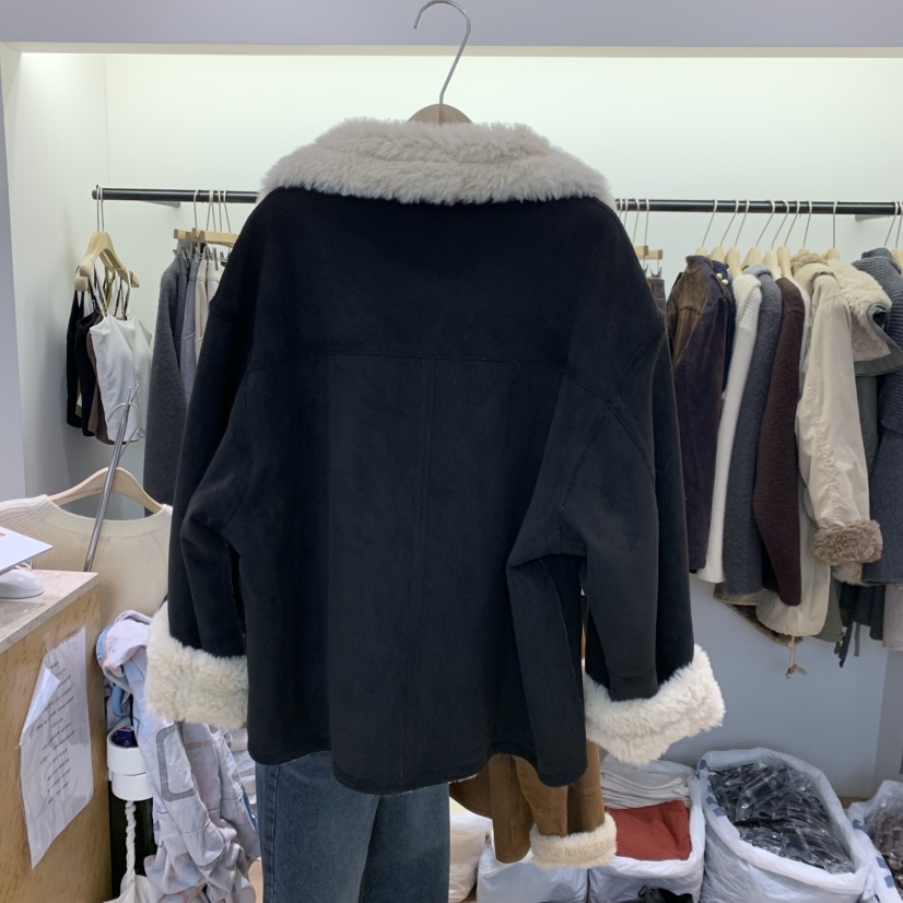 W AND J韓國代購女士新品休閑真品人氣時尚熱賣短款大衣WANDJ短款大衣