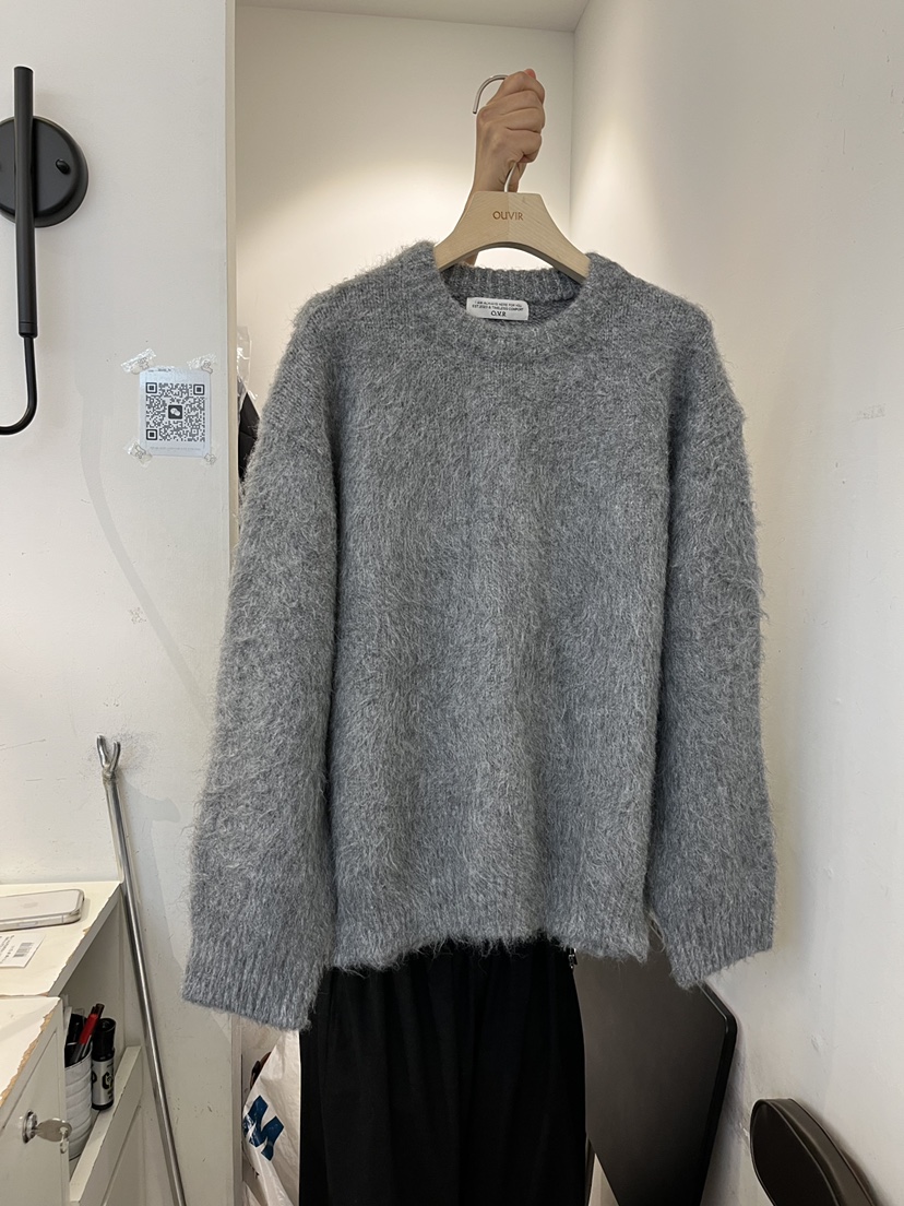 OUVIR東大門直郵女裝新品人氣熱賣真品時尚推薦休閑毛衣拉絨O.V.R/OUVIR毛衣圖色2
