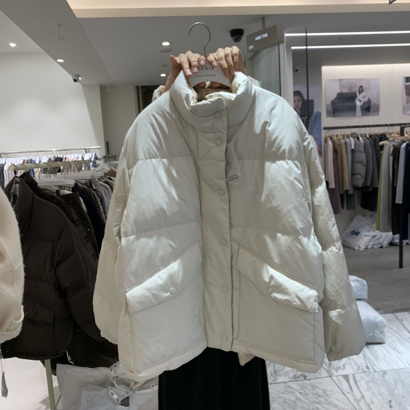 VENIR-A韓國直郵女士新款人氣短款羽絨服羽絨服兩面穿雙面VENIR-A短款羽絨服