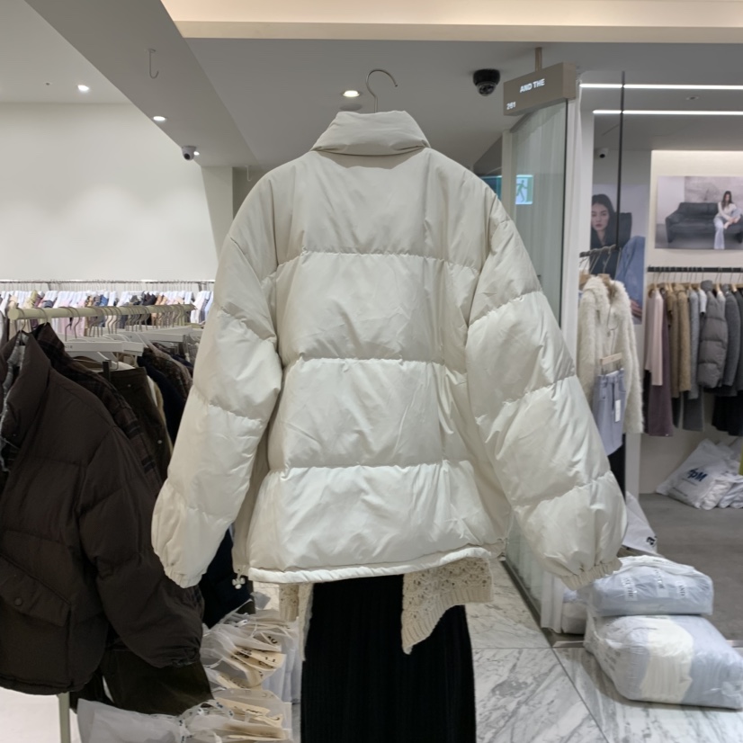 VENIR-A韓國直郵女士新款人氣短款羽絨服羽絨服兩面穿雙面VENIR-A短款羽絨服