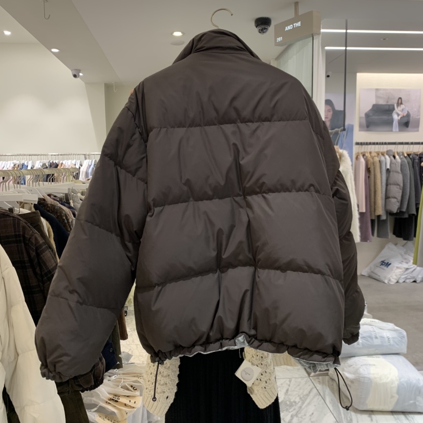 VENIR-A韓國直郵女士新款人氣短款羽絨服羽絨服兩面穿雙面VENIR-A短款羽絨服