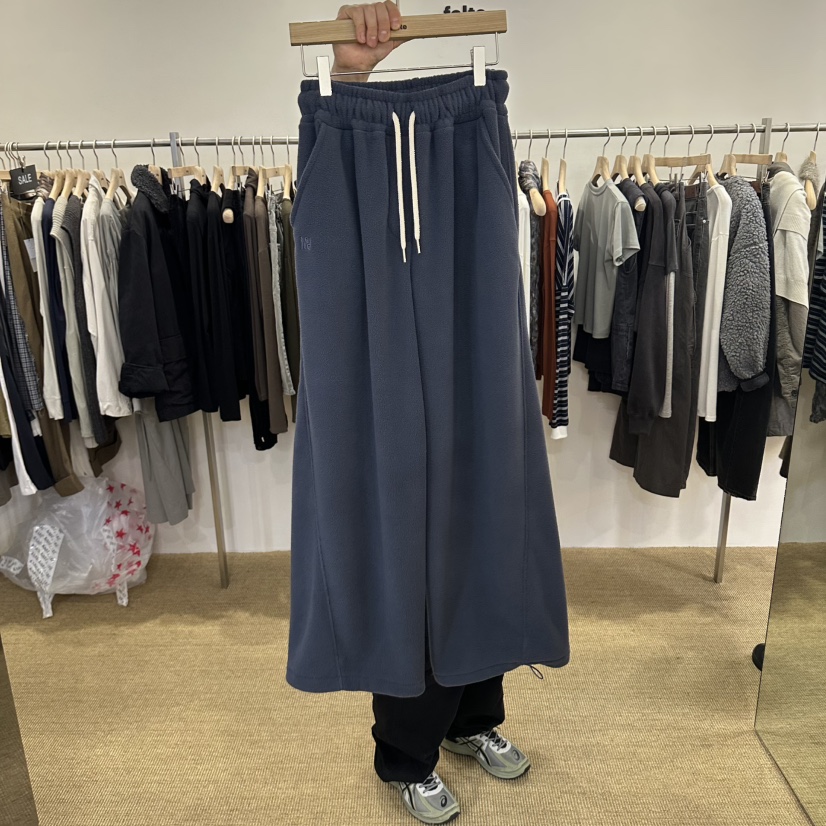 FELTE韓國代購女裝新品推薦熱賣時尚休閑真品休閑褲加絨抓絨felte休閑褲圖色2