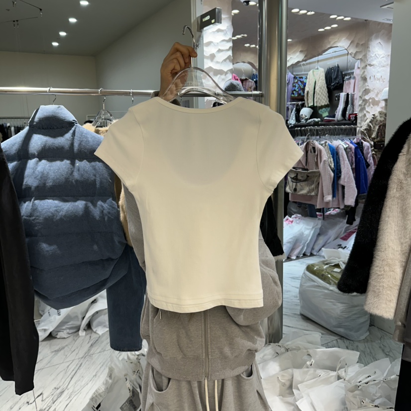VIRKIN東大門直郵女裝新品推薦真品時尚人氣休閑熱賣T恤撞色VIRKINT恤