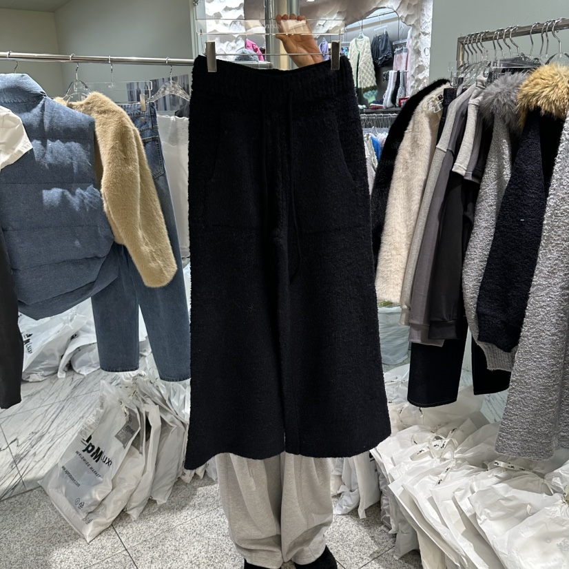 VIRKIN東大門直郵女裝新品推薦真品休閑褲羊毛針織針織褲VIRKIN休閑褲圖色3
