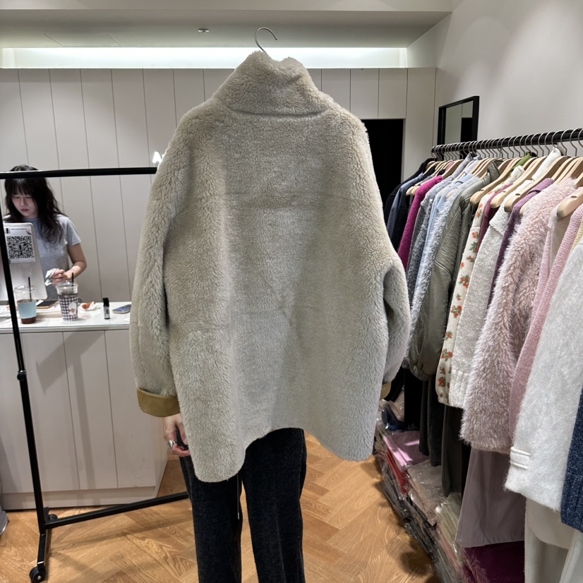 ARC韓國直郵女裝新品推薦時尚熱賣真品人氣中長款大衣雙面絨arc en ciel中長款大衣