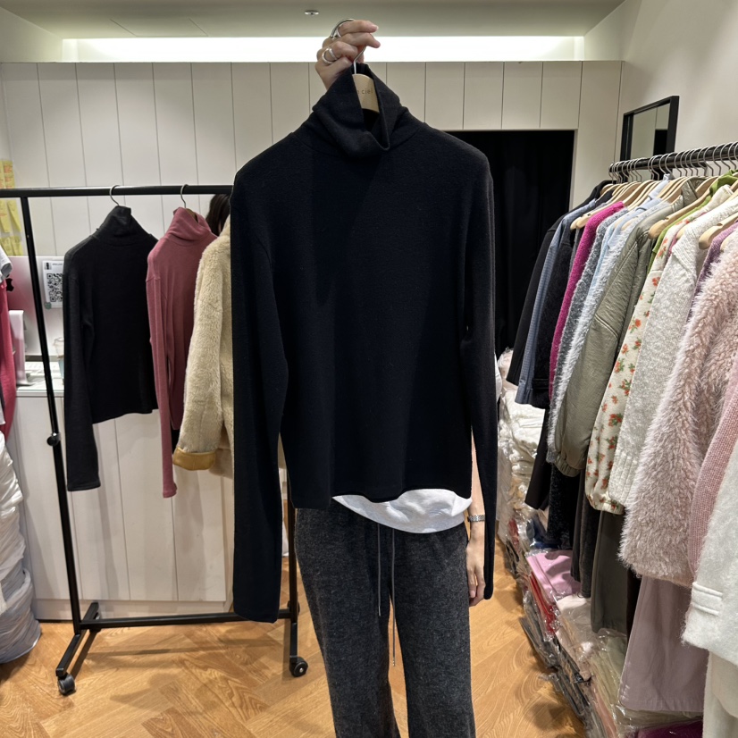 ARC東大門實拍女裝新品真品熱賣人氣時尚推薦休閑長袖T恤arc en ciel長袖T恤圖色5黑色