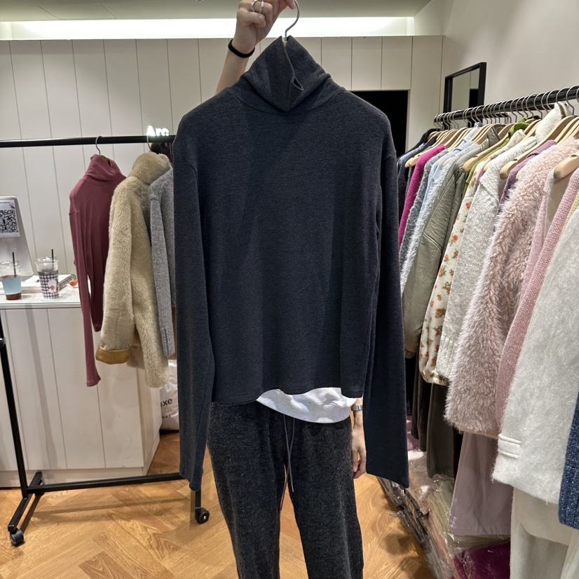 ARC東大門實拍女裝新品真品熱賣人氣時尚推薦休閑長袖T恤arc en ciel長袖T恤圖色6墨色