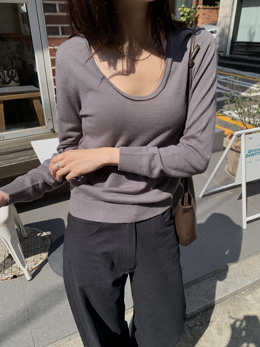 TIMING東大門實拍女士新款真品熱賣人氣推薦時尚針織衫圓領TIMING針織衫