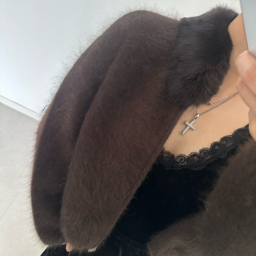 SOUIT東大門直郵女士新品休閑推薦真品時尚夾克安哥拉狐貍SOUIT by mabel夾克