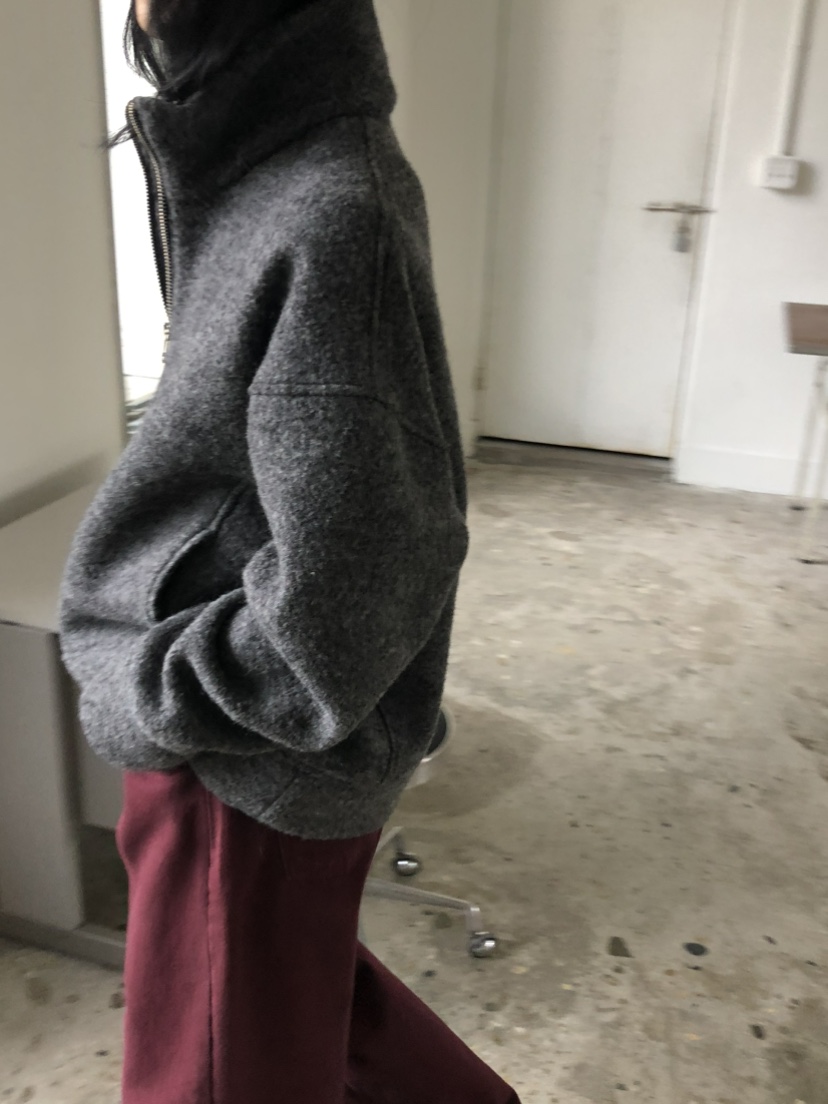 MOVENNE韓國直郵女士新款人氣推薦休閑熱賣時尚衛衣半拉鏈MOVENNE衛衣