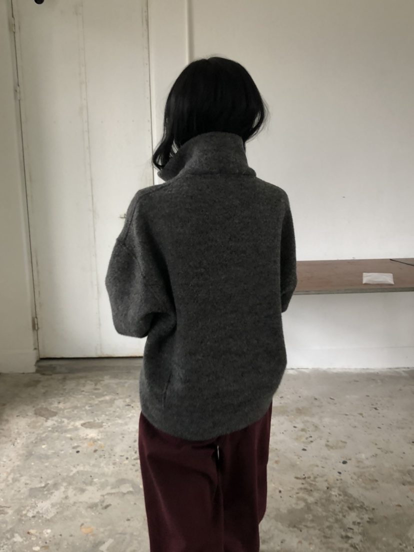 MOVENNE韓國直郵女士新款人氣推薦休閑熱賣時尚衛衣半拉鏈MOVENNE衛衣