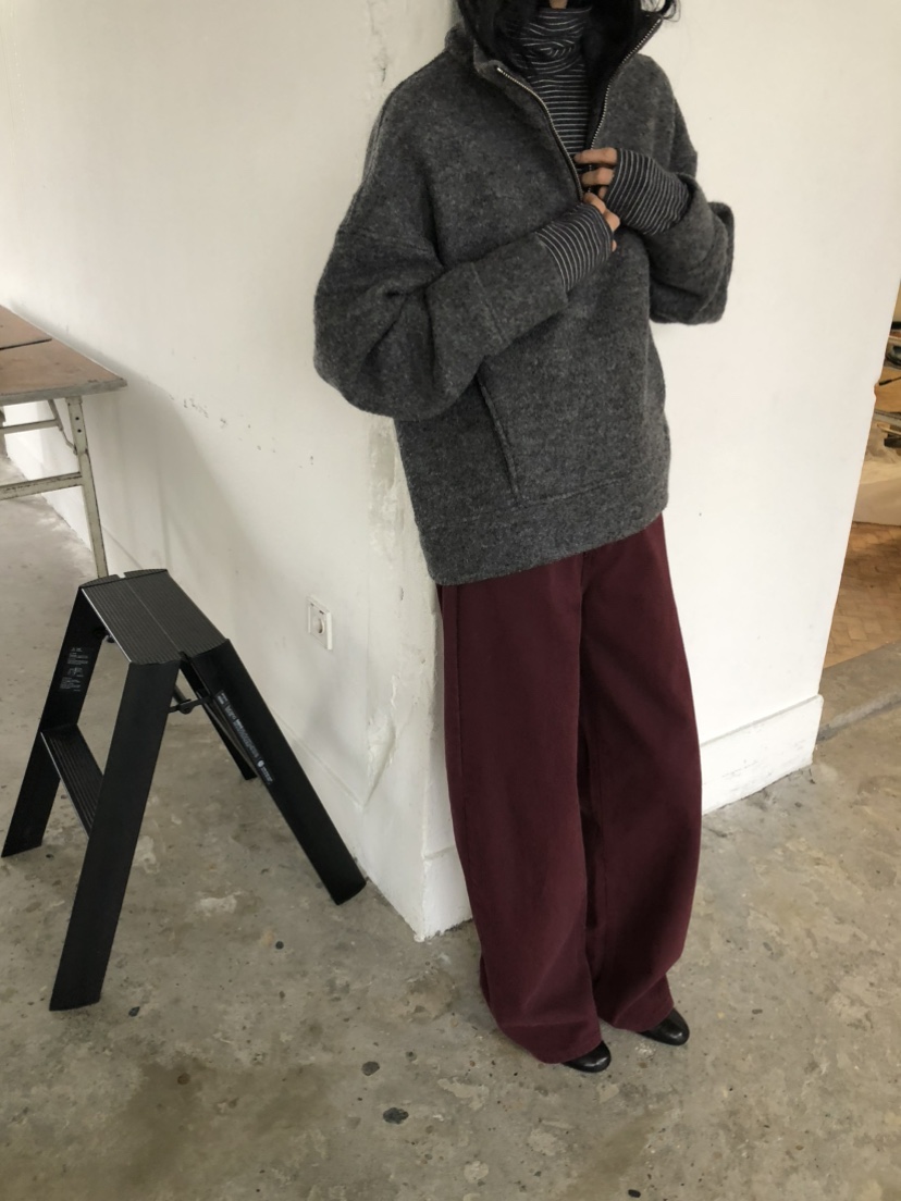 MOVENNE韓國直郵女士新款人氣推薦休閑熱賣時尚衛衣半拉鏈MOVENNE衛衣