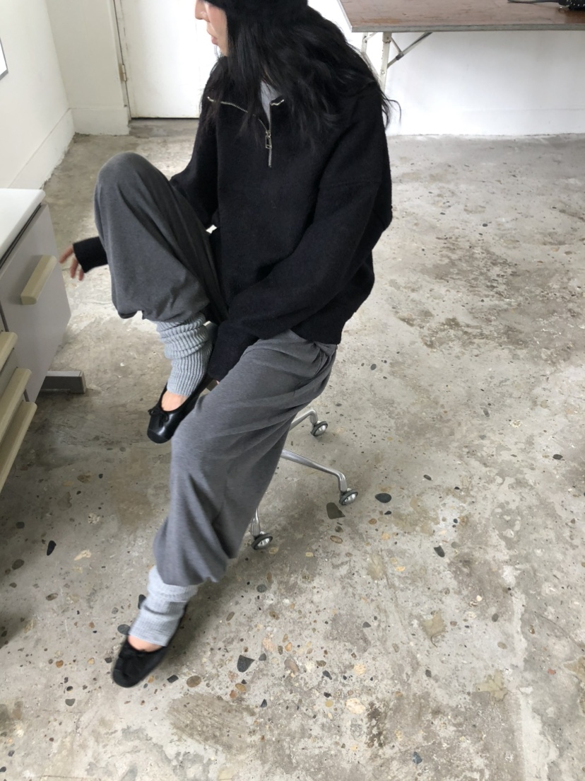 MOVENNE韓國直郵女士新款人氣推薦休閑熱賣時尚衛衣半拉鏈MOVENNE衛衣