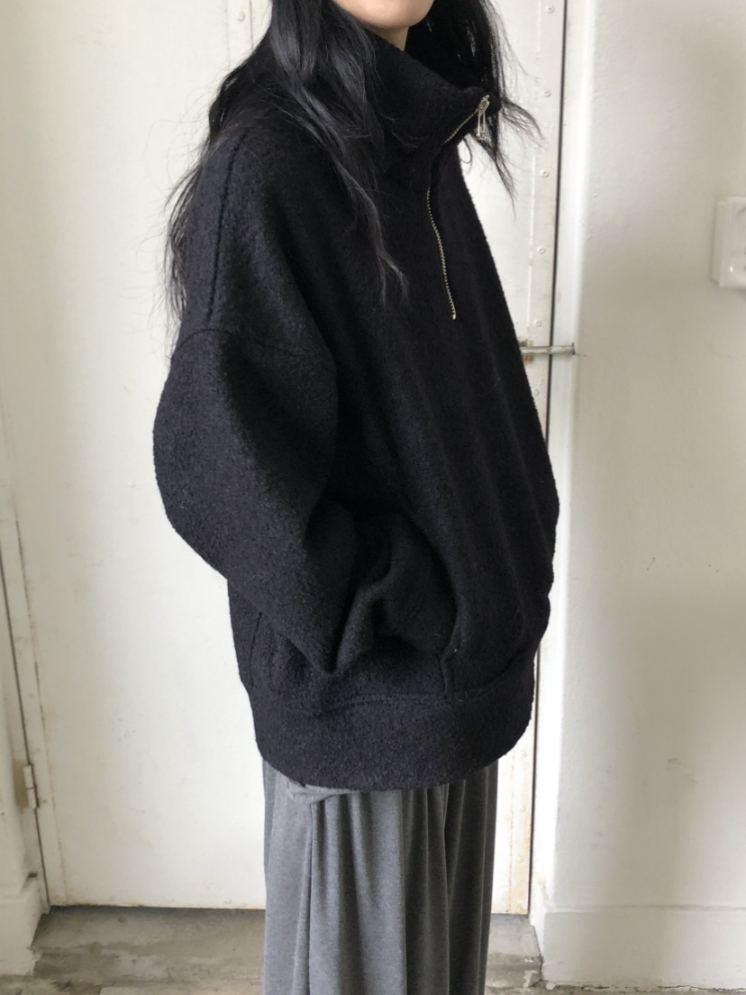 MOVENNE韓國直郵女士新款人氣推薦休閑熱賣時尚衛衣半拉鏈MOVENNE衛衣