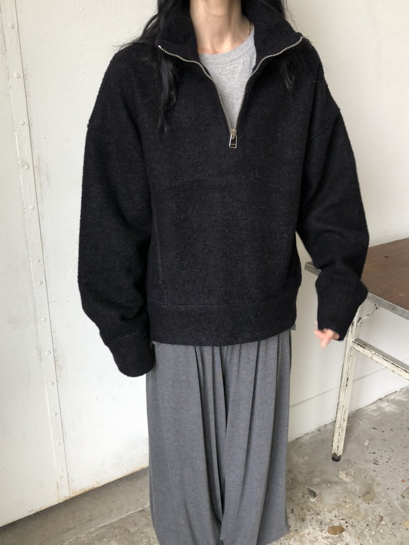 MOVENNE韓國直郵女士新款人氣推薦休閑熱賣時尚衛衣半拉鏈MOVENNE衛衣