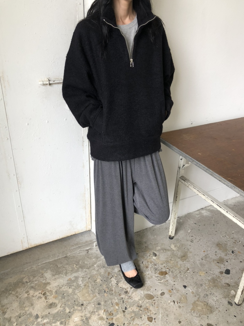 MOVENNE韓國直郵女士新款人氣推薦休閑熱賣時尚衛衣半拉鏈MOVENNE衛衣