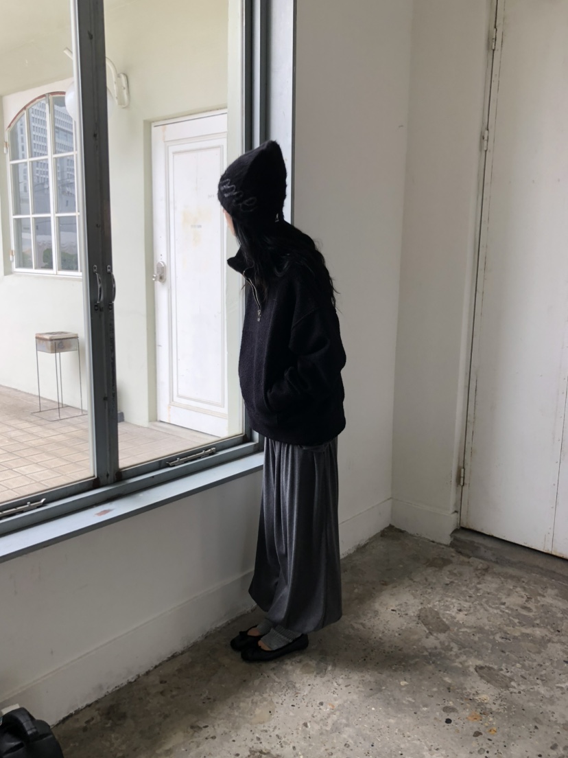 MOVENNE韓國直郵女士新款人氣推薦休閑熱賣時尚衛衣半拉鏈MOVENNE衛衣