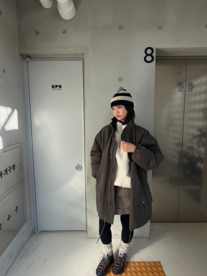 OLI EDIT東大門代購女士新款熱賣時尚推薦真品長款棉服運動OLI EDIT長款棉服