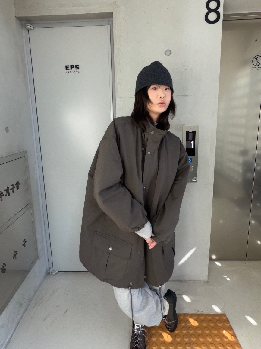 OLI EDIT東大門代購女士新款熱賣時尚推薦真品長款棉服運動OLI EDIT長款棉服