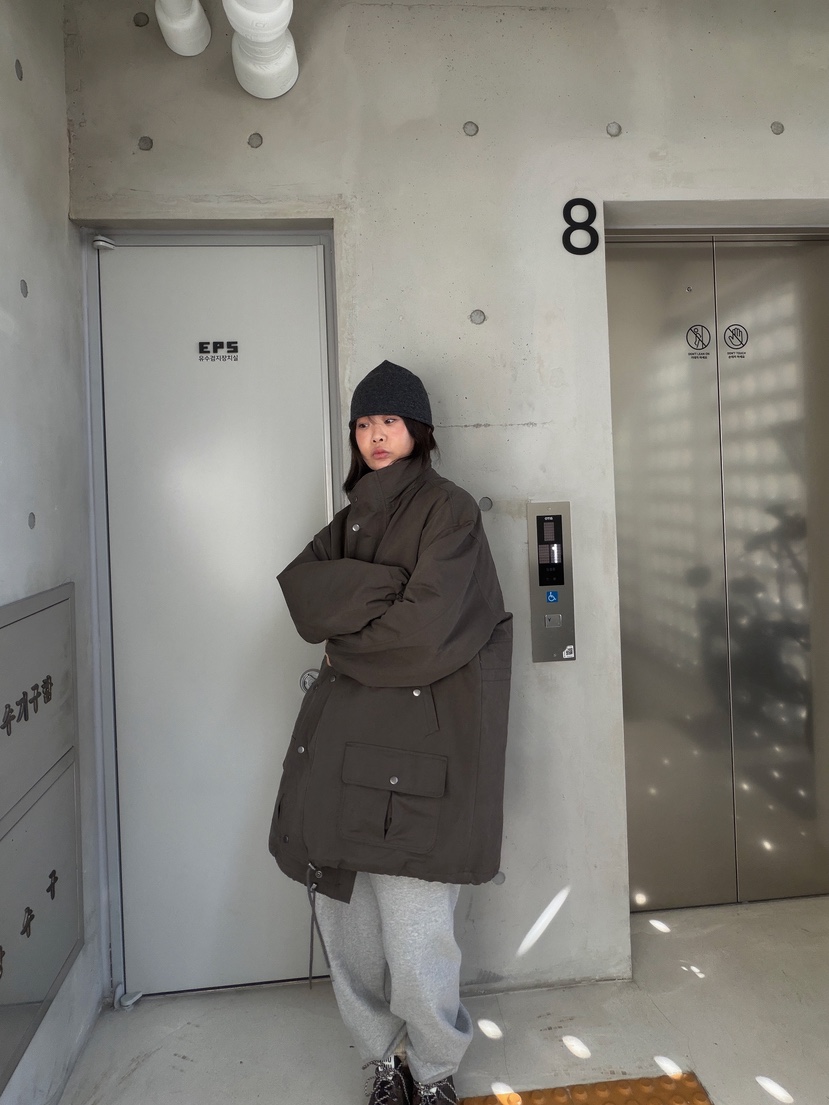 OLI EDIT東大門代購女士新款熱賣時尚推薦真品長款棉服運動OLI EDIT長款棉服