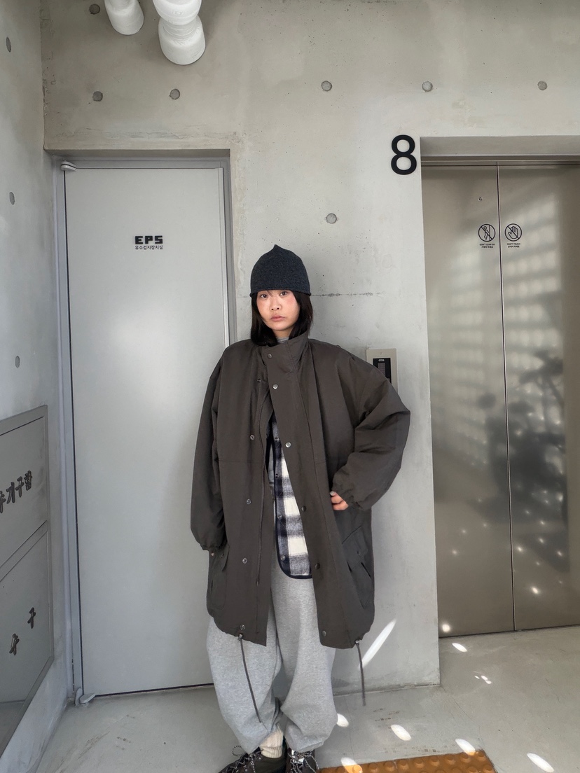 OLI EDIT東大門代購女士新款熱賣時尚推薦真品長款棉服運動OLI EDIT長款棉服圖色1