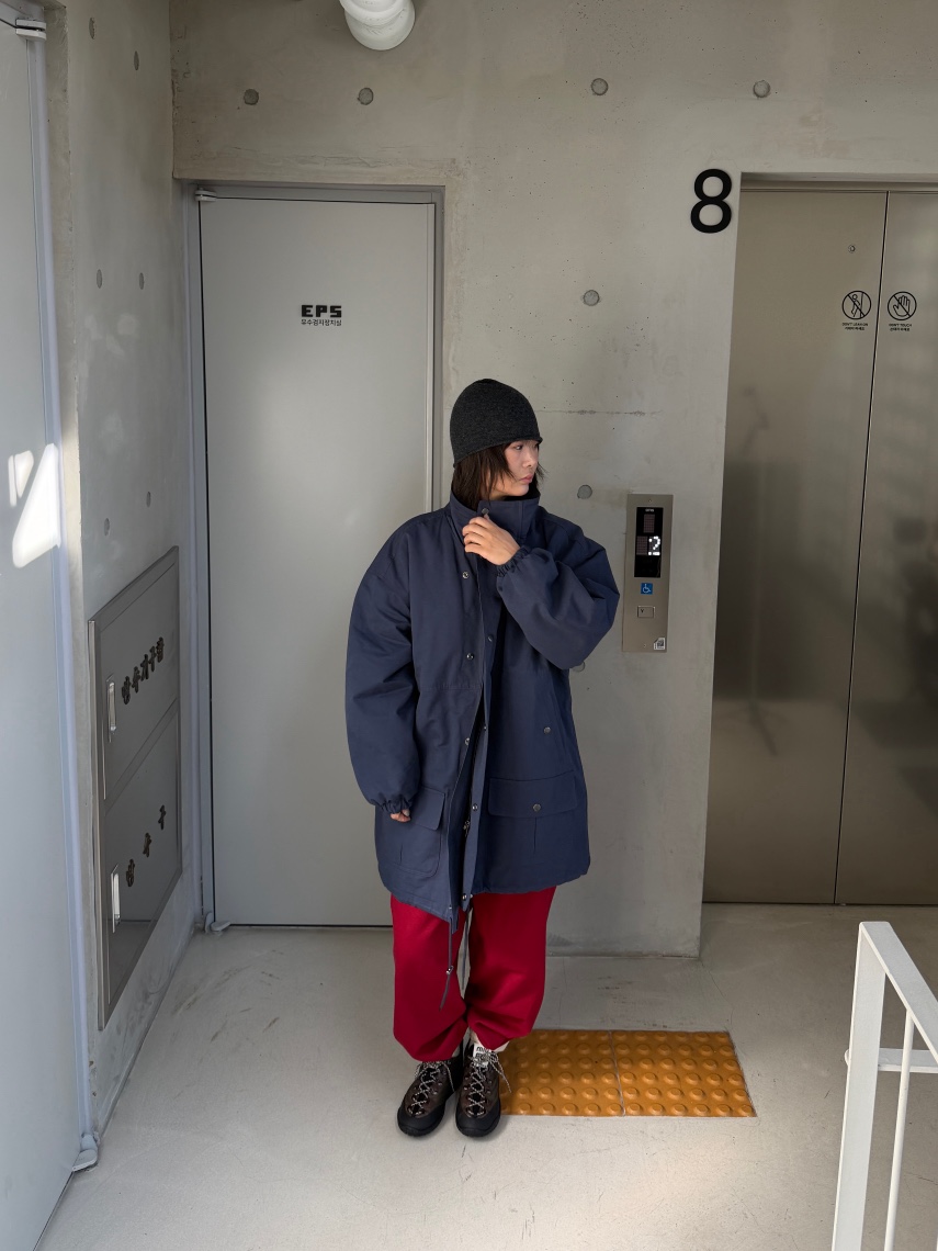 OLI EDIT東大門代購女士新款熱賣時尚推薦真品長款棉服運動OLI EDIT長款棉服圖色2