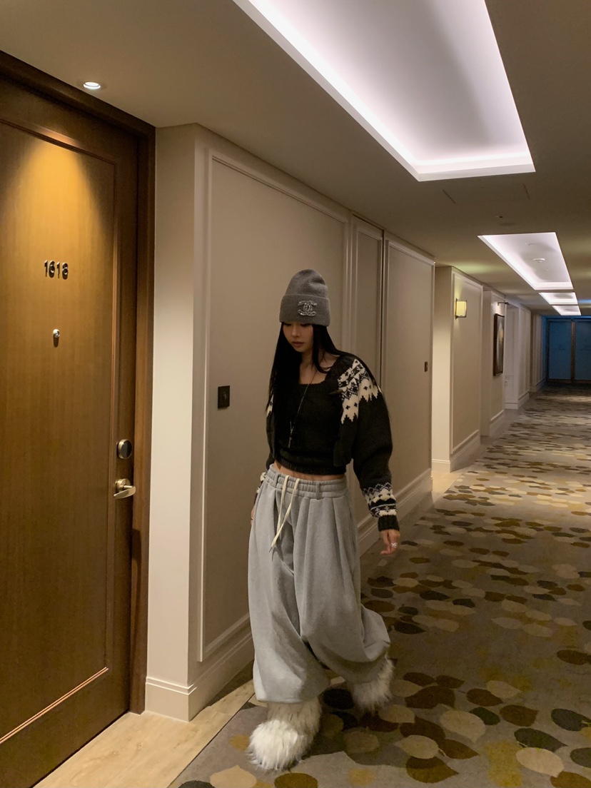 BADCALM東大門直郵女士新款休閑真品人氣熱賣推薦休閑褲褶皺BADCALM休閑褲