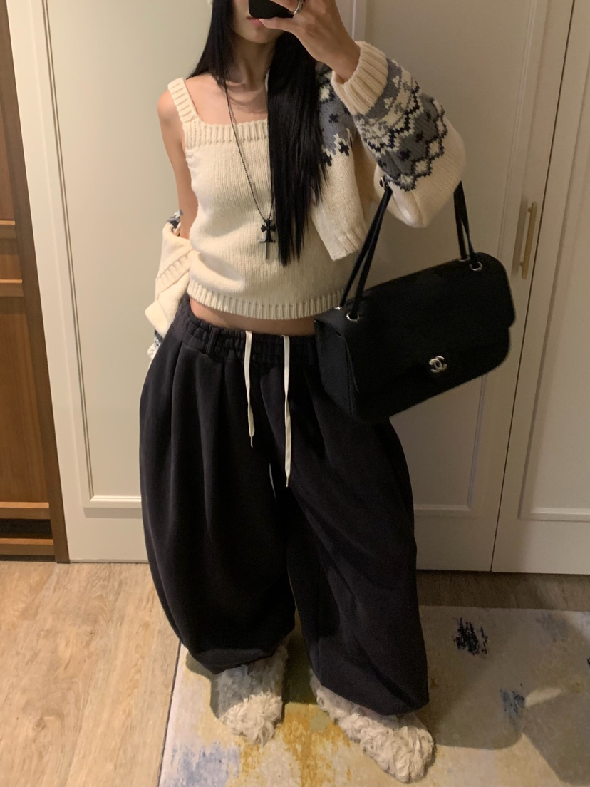 BADCALM東大門直郵女士新款休閑真品人氣熱賣推薦休閑褲褶皺BADCALM休閑褲