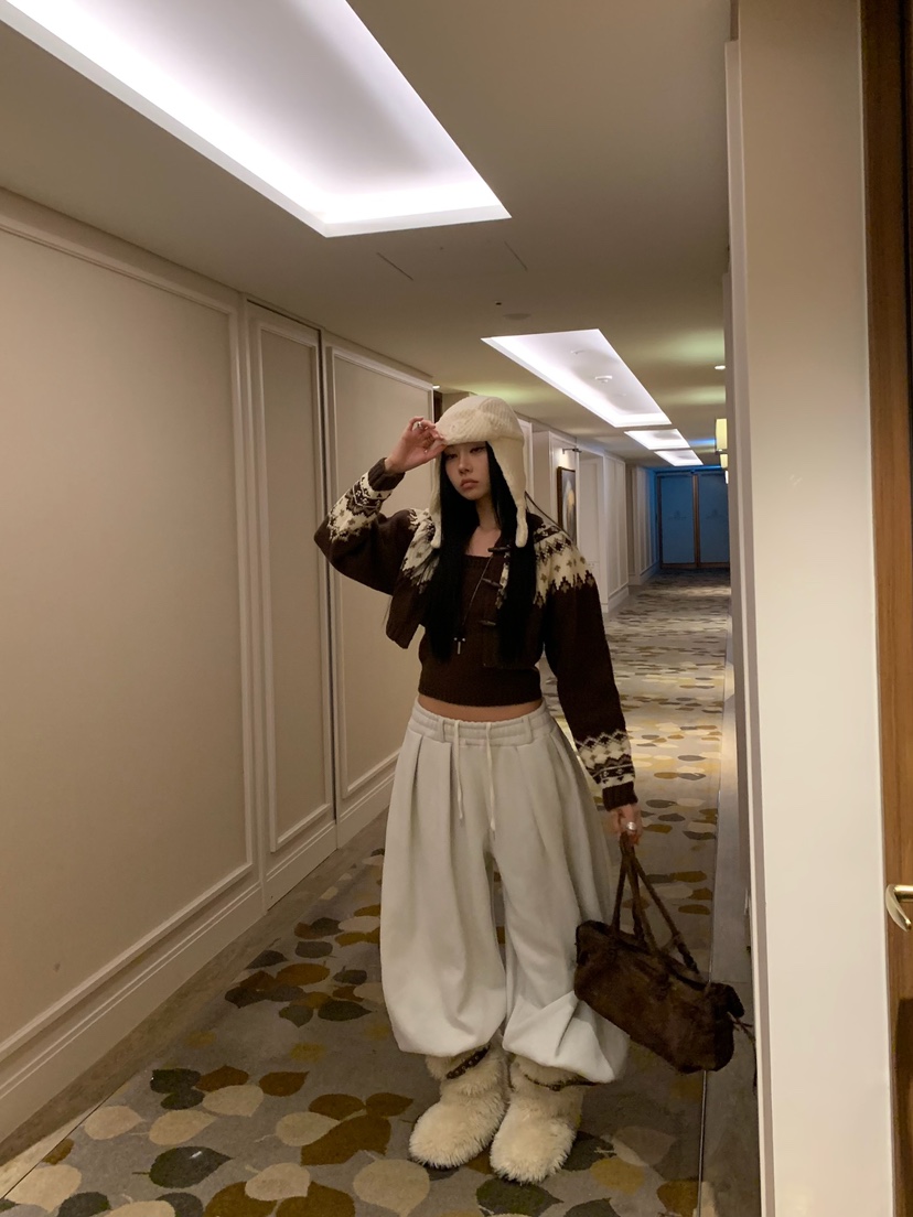 BADCALM東大門直郵女士新款休閑真品人氣熱賣推薦休閑褲褶皺BADCALM休閑褲