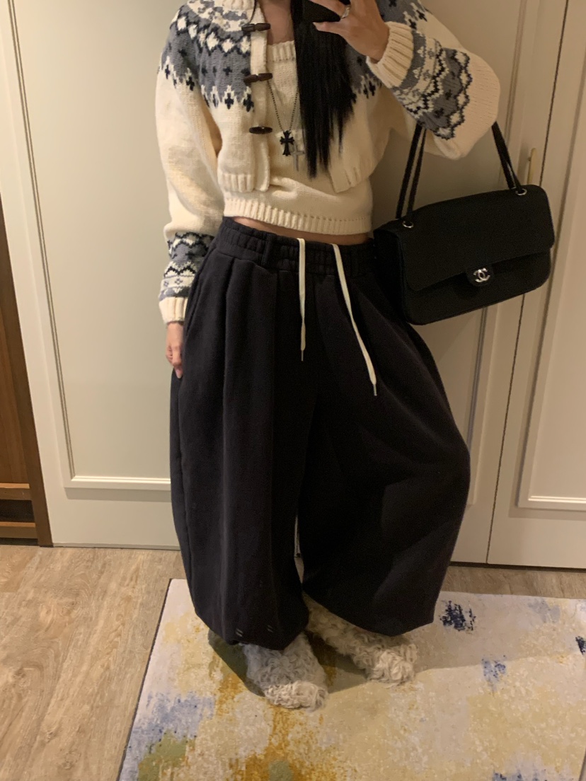 BADCALM東大門直郵女士新款休閑真品人氣熱賣推薦休閑褲褶皺BADCALM休閑褲圖色4