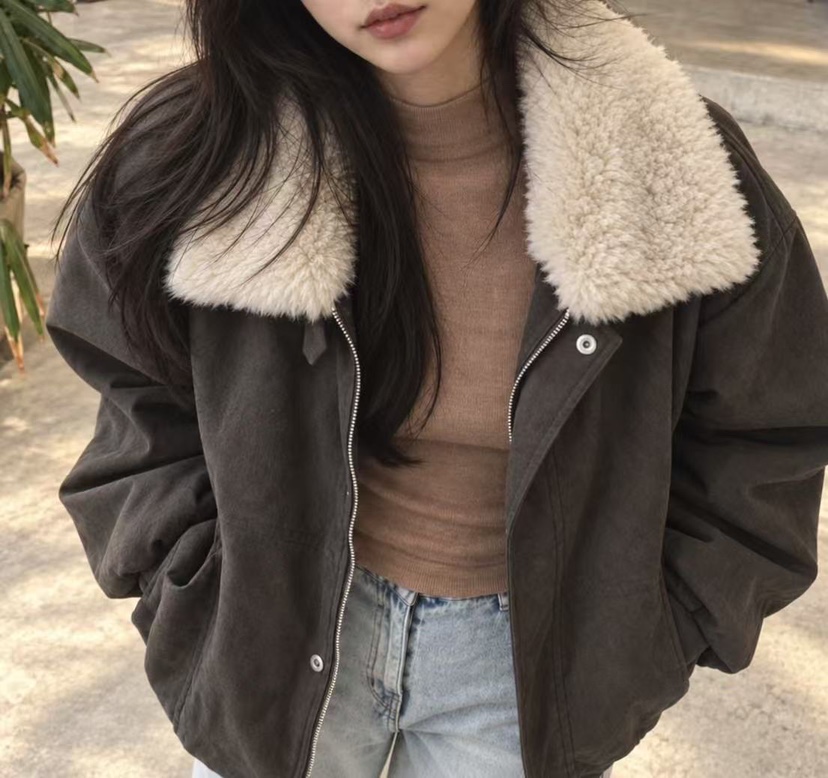 BUTTER-P東大門實拍女士新款人氣時尚熱賣短款棉服羽絨服BUTTER-P短款棉服