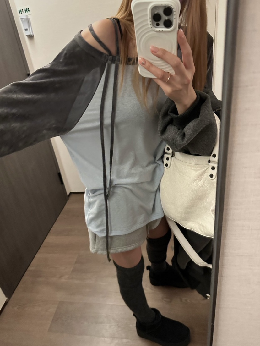 ZEROZERO東大門直郵女裝新品人氣推薦時尚熱賣休閑長袖T恤ZEROZERO長袖T恤