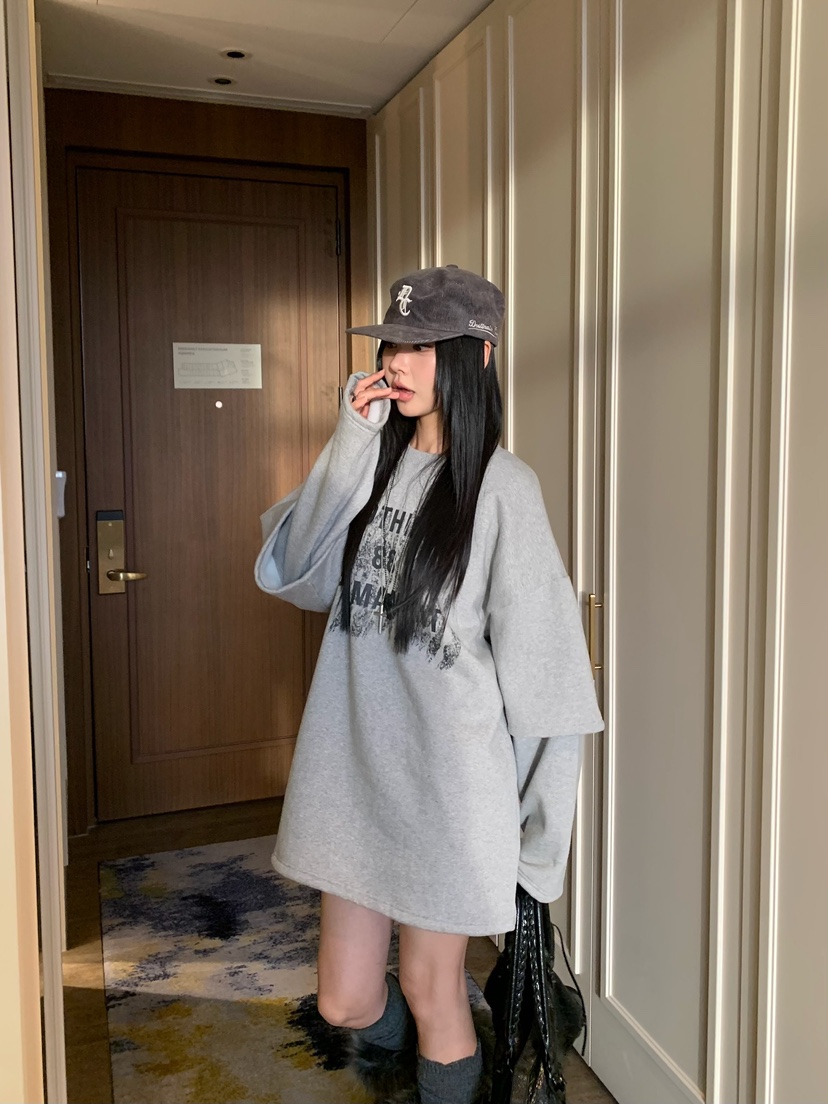 BADCALM韓國直郵女裝新品熱賣休閑真品推薦時尚人氣衛衣BADCALM衛衣