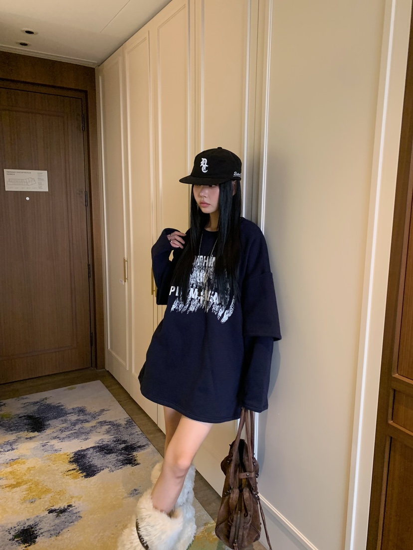 BADCALM韓國直郵女裝新品熱賣休閑真品推薦時尚人氣衛衣BADCALM衛衣
