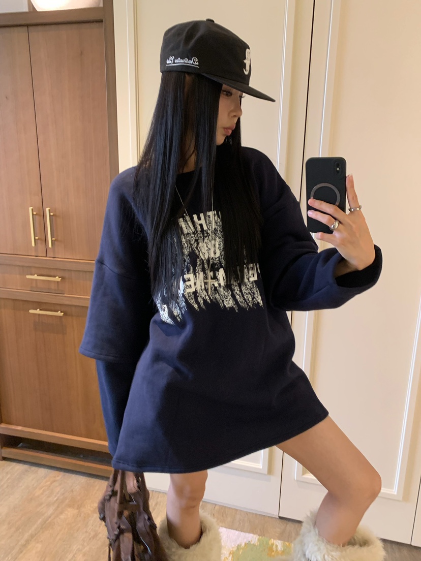 BADCALM韓國直郵女裝新品熱賣休閑真品推薦時尚人氣衛衣BADCALM衛衣