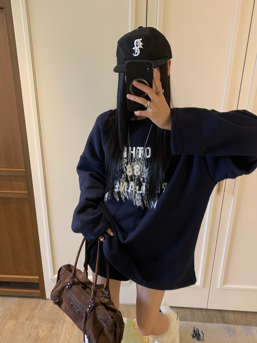 BADCALM韓國直郵女裝新品熱賣休閑真品推薦時尚人氣衛衣BADCALM衛衣