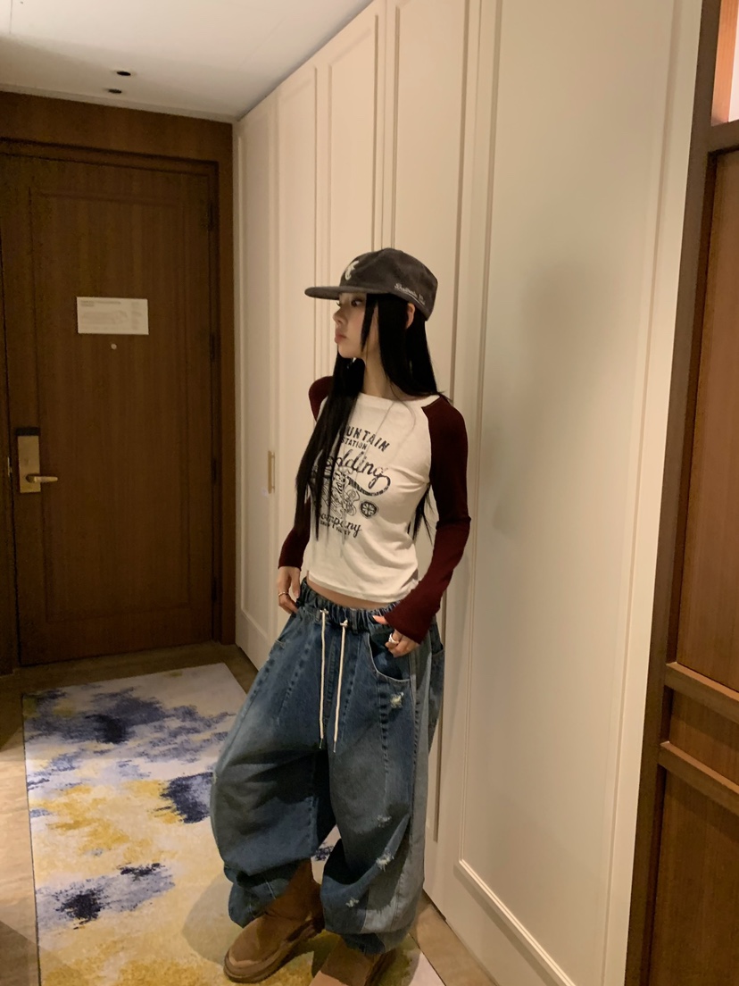 BADCALM東大門實拍女裝新品人氣推薦熱賣時尚真品長袖T恤BADCALM長袖T恤