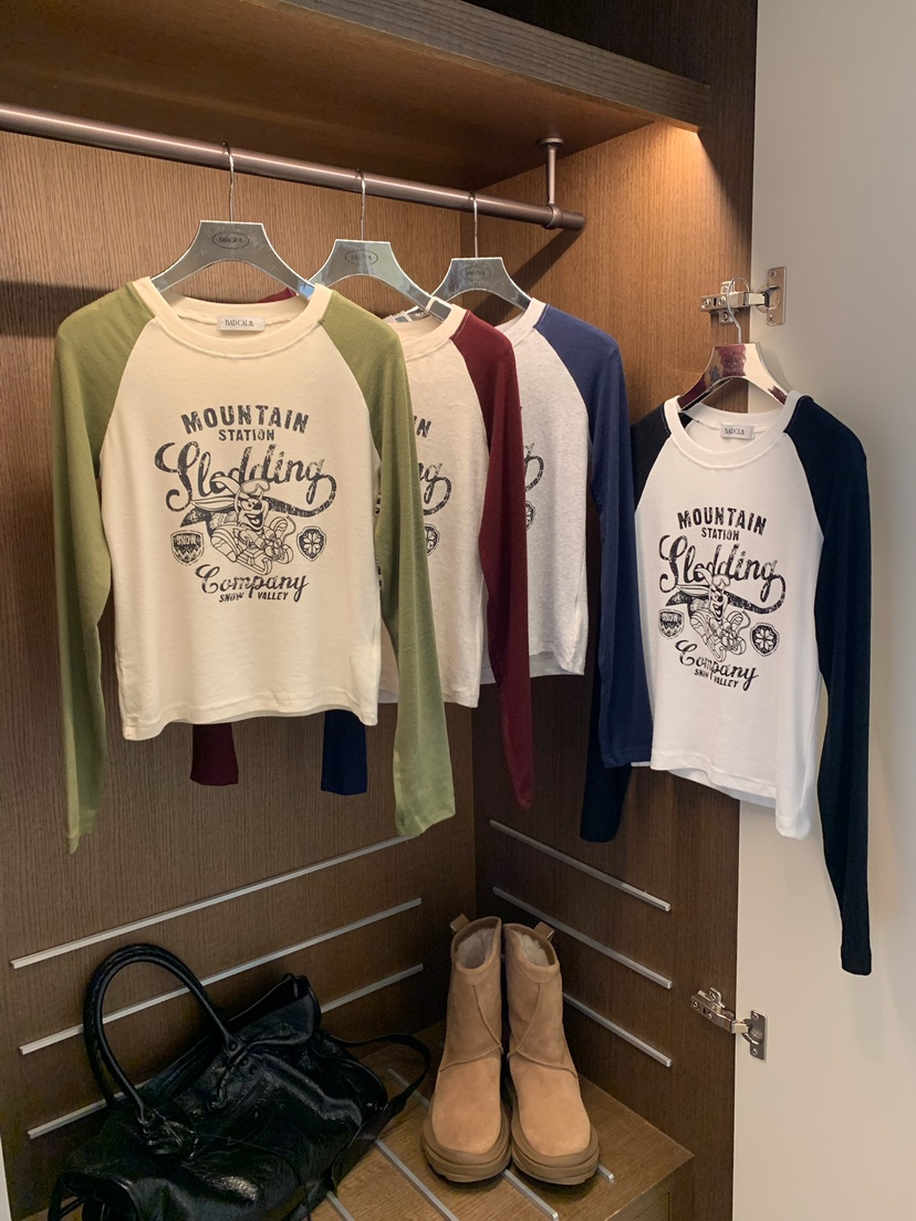BADCALM東大門實拍女裝新品人氣推薦熱賣時尚真品長袖T恤BADCALM長袖T恤