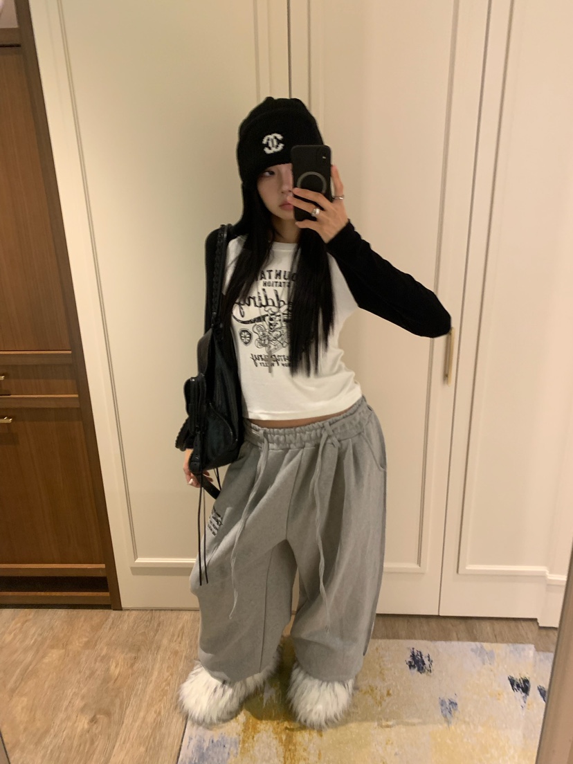 BADCALM東大門實拍女裝新品人氣推薦熱賣時尚真品長袖T恤BADCALM長袖T恤圖色4