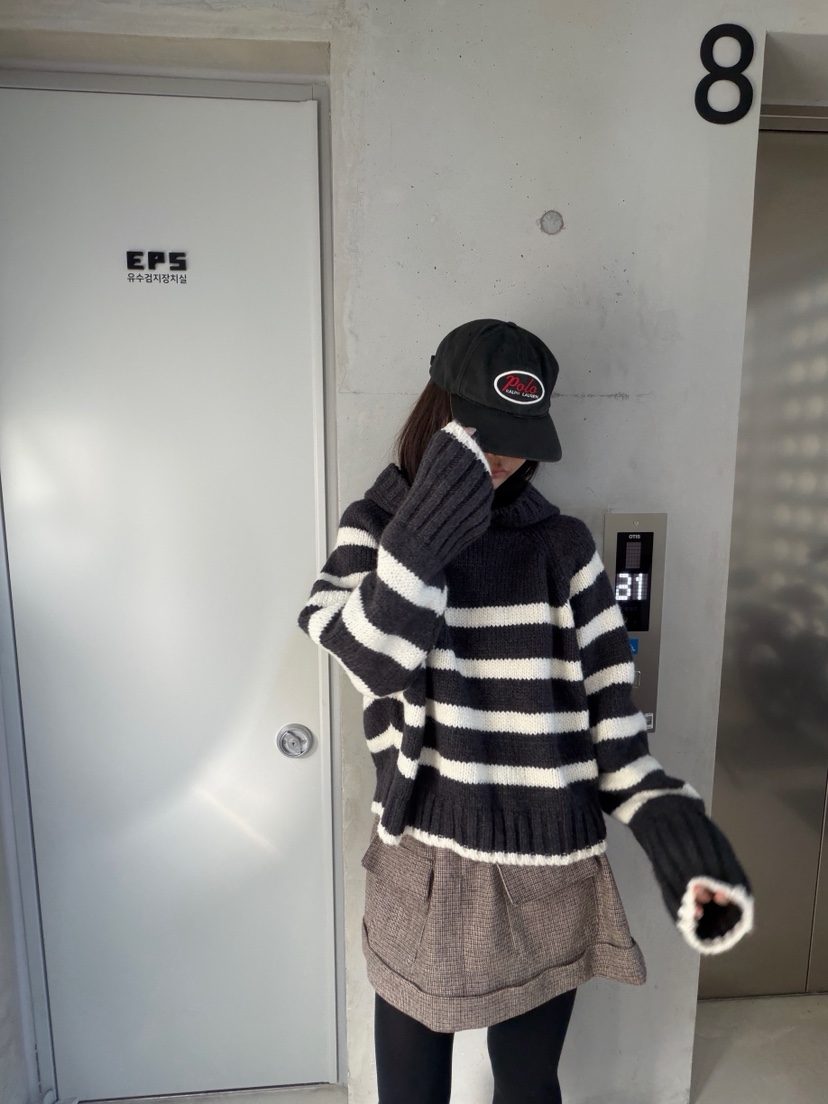 OLI EDIT東大門直郵女士新款真品推薦休閑熱賣時尚針織衫OLI EDIT針織衫圖色1