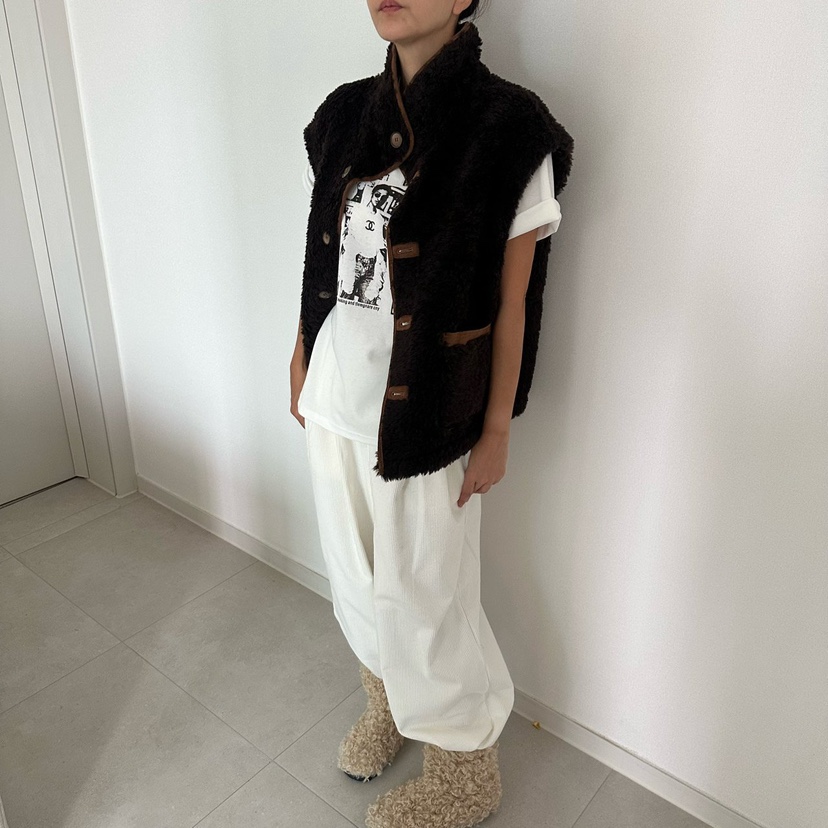 SOUIT東大門實拍女裝新品推薦真品休閑人氣時尚熱賣馬甲雙面SOUIT by mabel馬甲