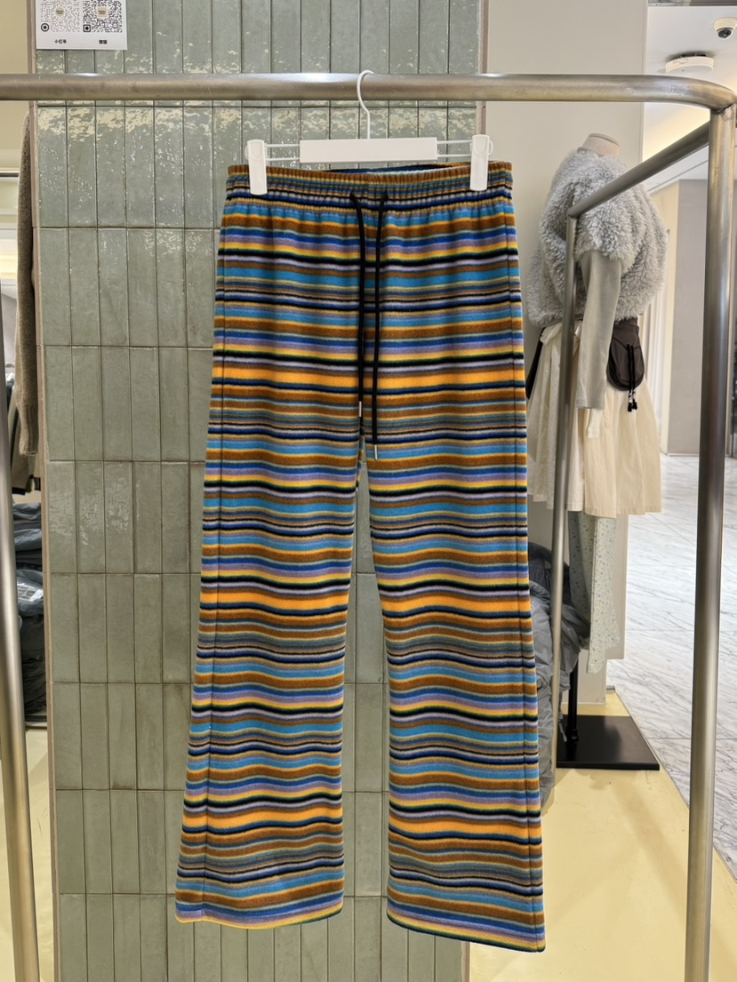 PANTRY HAUS東大門代購女裝新品熱賣時尚休閑褲多層抓絨PANTRY HAUS休閑褲圖色2