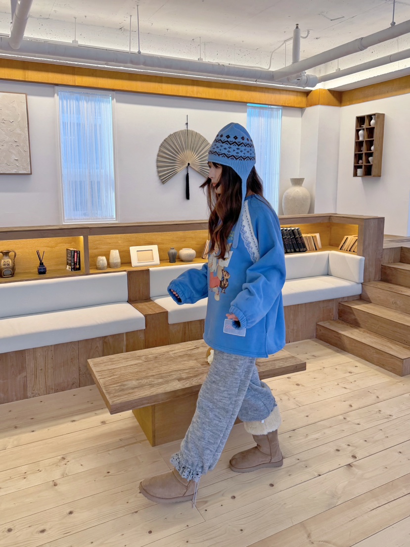 BOUTIQUE-L韓國代購女士新款真品人氣熱賣休閑時尚推薦衛衣BOUTIQUE-L衛衣